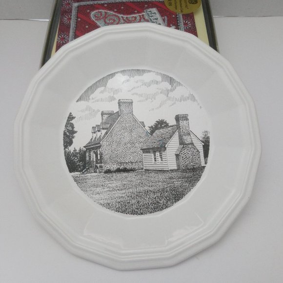 VINTAGE LUCILLE S PIPER MEMORY PLATE 1870 - Picture 1 of 5